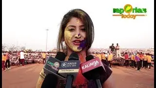 KISS students celebrates Holi with Ollywood