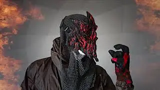 Magma Golem mask from Elementals collection.
