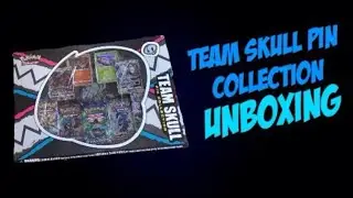 Pokemon Cards Opening - Team Skull Pin Collection Box