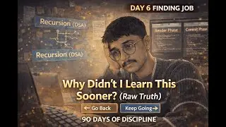 Day 6 | Demotivated but Didn&rsquo;t Quit | React Render vs Commit Phase | Recursion
