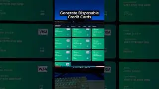 How to Generate Disposable Credit Cards #ai