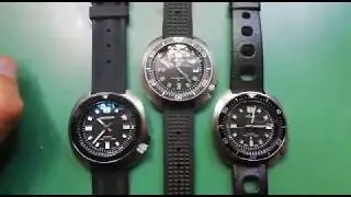 SEIKO 6105-811X vs MERKUR vs SHARKEY - Parte 1