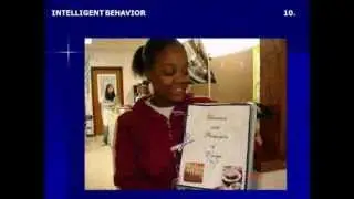 The Characteristics Of Intelligent Behavior Presentation