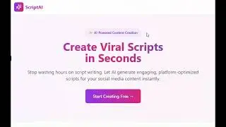 AI Script Generator &ndash; Claude AI Demo 📝🤖