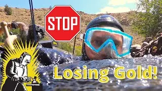 Stop Blowing out Gold! Gold dredge fix Dredge repair
