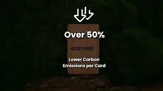 Over 50% Lower Carbon Emissions per Card | Wooden vs PVC Hotel Key Cards