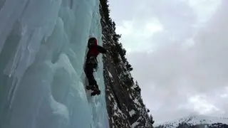 Eisklettern im Averstal