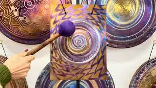 Grotta Sonora - Mini Plate Regular Design - Spiral Plasma C 64,1 Hz -33 cents