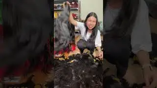 Raw hair stock by Ankahair +84921388827 #humanhair #hairfactory #wigstore #hairshop #hairwig #shorts