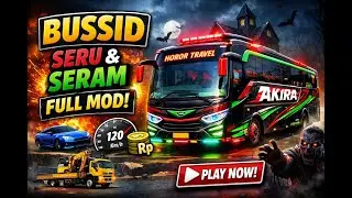 )  🔴 BUSSID LIVE 🔥 Horror & Off-Road Travel | Full Mod Bus Driving 🚍😱