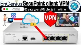 Защитите свою сеть: пошаговая настройка VPN SecuPoint с использованием Engenius ESG510 для удален...