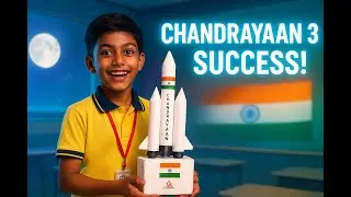 Chandrayaan-3 working model -|| R.S.M. PUBLIC SCHOOL  || - Rocket launching Science Project #video