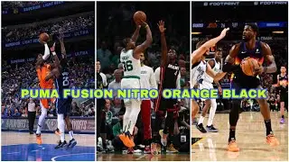 PUMA FUSION NITRO ORANGE BLACK DEANDRE AYTON MARCUS SMART NBA Shoe Creator NBA 2K22