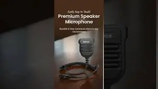 Easily Stay in Touch! Premium Speaker Microphone