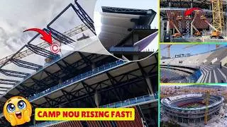 Camp Nou&rsquo;s Countdown to 2027 😮 &ndash; Inside the Ongoing Mega Construction