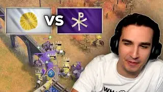 Japanese Samurai Meet Byzantine Cataphracts in AOE4