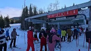 Going up The Montezuma Express @ Keystone