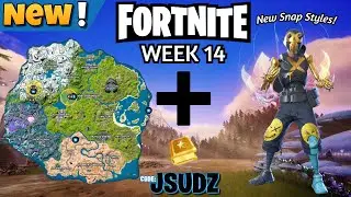 *NEW* Fortnite WEEK 14 Quest Guide + UNLOCK ALL SNAP STYLES!!