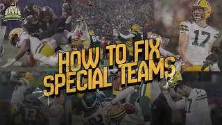 The Packers MUST Fix Their Special Teams Once And For All!!!