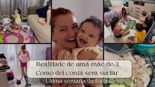 ROTINA NA REAL SENDO M&Atilde;E DE TR&Ecirc;S/ DIAS PARA N&Atilde;O SURTAR