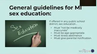 A Parent's Guide to Michigan Sex Education - MOASH Webinar