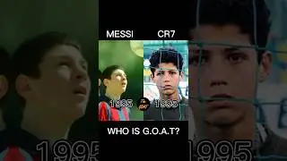 Messi & Cristiano Ronaldo Evolution over the years 💫⚽CR7 MESSI GOAT #ronaldo #messi #goat