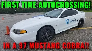 FIRST TIME AUTOCROSSING WITH MY 97 COBRA!