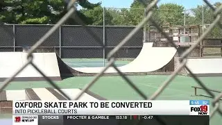 Oxford skate park to be converted into pickleball courts