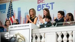HISTORIC PRESENCE: First Lady Melania Trump Rings NYSE Bell Inspiring Wall Street Investors | AC14