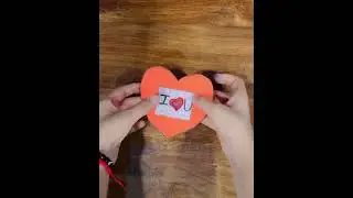 Best  card  # heart  envelope # art vision/ Saishwari & Avni
