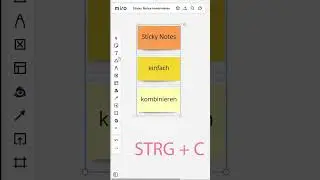#Miro #shorts : Sticky Notes einfach kombinieren