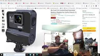 Scott Live!!!! UNBOXING of Re-Fuel 9 Hr ActionPack Extended Battery Module for GoProon YOUTUBE, T...