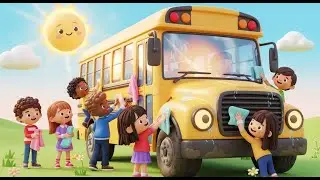 Let&rsquo;s Wash the School Bus Together! 🚌💦 | Nursery Rhyme & Baby Song for Kids | Fun Cleaning Song