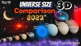 Black hole size comparison | 4k