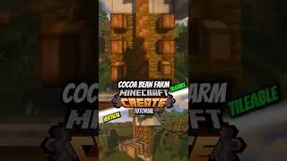 Vertical Cocoa Bean Farm Minecraft Create #minecraft #createmod