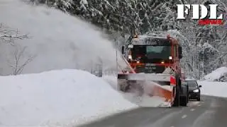 Winter in Reit im Winkl, Winterdienst im Einsatz 2019, Schneechaos im Griff