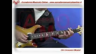 Giri Modali. Successione di accordi modale. Spiegazione ed esempi. Modal Guitar Chords and riff