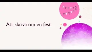 Att skriva om en fest