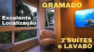 APARTAMENTO DECORADO COMPLETO PERTINHO DO CENTRO DE GRAMADO 2 SUÍTES E MAIS... VEM VER!