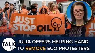Julia Hartley-Brewer Offers To Remove Eco-Mob Protesters From Epsom Derby