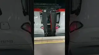 TfW Class 197s coupling at Chester
