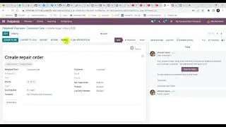 Create repair order from helpdesk ticket #Odoo 15