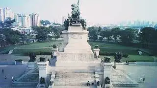 Drone Zang&atilde;o F9 com GPS 6K com Dupla C&acirc;mera 4K Barato V&ocirc;o Teste no Museu do Ipiranga s&atilde;o Paulo