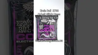 Ernie Ball 2738 Cobalt Slinky Bass 5-String 50-135 #guitarstrings #струны #ernieball
