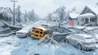 USA Frozen in Chaos! Mississippi & Tennessee Crippled by Historic Ice Storm