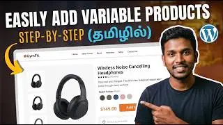How to Create Variable Product in WooCommerce in Tamil | Add Products to WooCommerce in Tamil