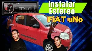 Instalar est&eacute;reo Fiat uno 2013