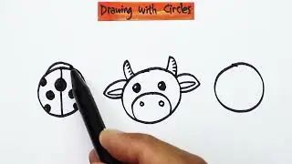 Drawing Tricks Easy | Draw With Circle