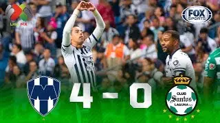 Monterrey - Santos Laguna [4-0] | GOLES | Jornada 14 | Liga MX
