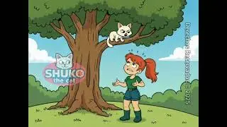 18 - &iquest;SHUKO, AL FIN VAS A BAJAR DEL &Aacute;RBOL? - Me quedar&eacute; a vivir aqu&iacute;. #IA #shukothecat @shukothecat